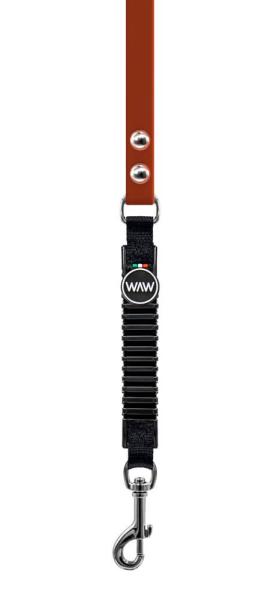 WAW Icon Village Leash 125cm Brown/Black Gr. XXS WAW Icon Village Leash 125cm Brown/Black Gr. XXS